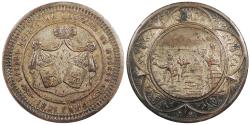 World Coins - RUSSIA by I. Gebhardt 1891 AE 40 mm medal AU