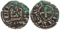World Coins - CRUSADERS Frankish Greece: Principality of Achaia Charles II de Anjou 1285-1289 Denier VF