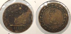 World Coins - CANADA: Lower Canada 1812 Halfpenny Token