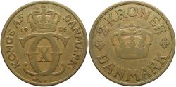 World Coins - DENMARK 1924 2 Kroner