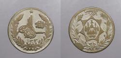 World Coins - AFGHANISTAN: SH 1303 (1924) 1/2 Rupee
