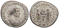 Ancient Coins - Maximianus First Reign: 286-305 A.D. Antoninianus Antioch Mint Near EF