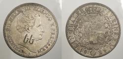 World Coins - GERMAN STATES: Prussia 1829-A Countermarked. Thaler (Taler)