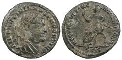 Ancient Coins - Divus Maximianus Died 310 A.D. Half Follis Siscia Mint VF