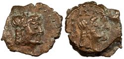 Ancient Coins - Ptolemaic Kings of Egypt Kyrenaika Ptolemy III Euergetes 246-221 B.C. Chalkous VF