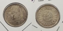 World Coins - EGYPT: AH1356 (1937) 2 Qirsh