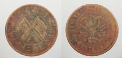 World Coins - CHINA: Hunan ND (1919) 20 Cash