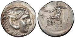 Ancient Coins - Kings of Macedon Alexander III (the Great) 336-323 B.C. Tetradrachm EF