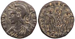 Ancient Coins - Time of Constantine I 307-337 A.D. Follis Heraclea Mint VF