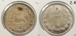 World Coins - IRAN SH 1323 (1944) 2 Rials
