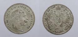 World Coins - AUSTRIA: 1869 20 Kreuzer
