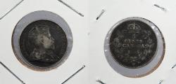World Coins - CANADA: 1903-H Edward VII 5 Cents
