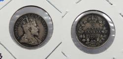 World Coins - CANADA: 1905 Edward VII 5 Cents