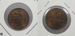 World Coins - FRANCE: 1887-A Centime