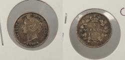 World Coins - CANADA: 1893 5 Cents