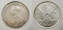 World Coins - THAILAND: ND (1963) 20 Baht