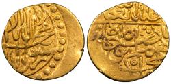 World Coins - INDIA Mughals Badakhshan Humayun ND (1530-1556 AD) Fractional Mithqal (1/4 Ashrafi) EF