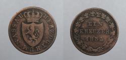 World Coins - GERMAN STATES: Nassau 1834 Kreuzer