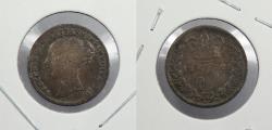 World Coins - GREAT BRITAIN: 1875 Victoria Threepence (3 Pence)