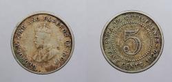 World Coins - STRAITS SETTLEMENTS: 1920 5 Cents