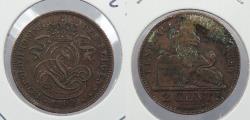 World Coins - BELGIUM: 1909 2 Centimes