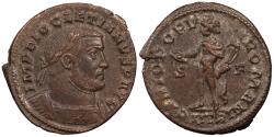 Ancient Coins - Diocletian 284-305 A.D. Follis Trier Mint VF