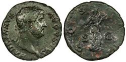 Ancient Coins - Hadrian 117-138 A.D. As Rome Mint Near VF