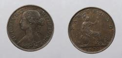 World Coins - GREAT BRITAIN: 1872 Victoria Farthing