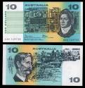 World Coins - AUSTRALIA Reserve Bank of Australia ND (1985) 10 Dollars VF+