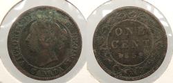 World Coins - CANADA: 1859 Victoria Cent