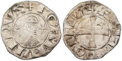 World Coins - CRUSADERS Principality of Antioch Bohemund III, Majority 1163-1201 Denier Good VF