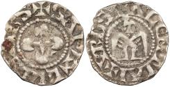 World Coins - FRANCE Dauphine-Valence Bishopric Anonymous 13th Century Denier Good VF