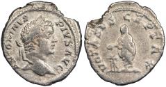 Ancient Coins - Caracalla 198-217 A.D. Denarius Rome mint Good Fine