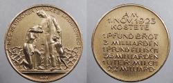World Coins - GERMANY: Weimar Republic 1 November 1923 'Hunger Thaler' 32mm 'Inflation Medal'