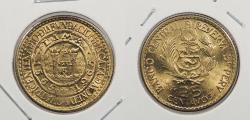 World Coins - PERU: 1965 25 Centavos