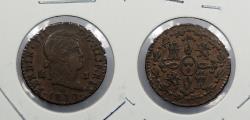 World Coins - SPAIN: 1830 Ferdinand VII 2 Maravedis