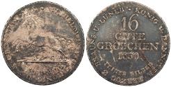 World Coins - GERMAN STATES Hannover Wilhelm IV 1830 16 Gute Groschen AU