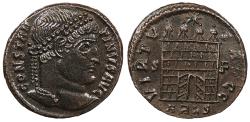 Ancient Coins - Constantine I, the Great 307-337 A.D. Follis Arles Mint Choice EF