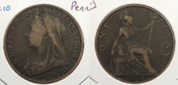 World Coins - GREAT BRITAIN: 1896 Victoria Penny