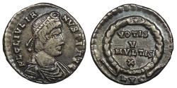 Ancient Coins - Julian II 361-363 A.D. Siliqua Lugdunum Mint VF Ex Harptree Hoard, found in 1887.