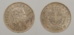 World Coins - ITALY 1867-M BN Lira