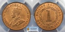 World Coins - BRITISH HONDURAS George V 1936 Cent PCGS MS-64 RB