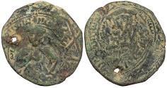 Ancient Coins - Ayyubids Mayyafariqin & Sinjar al-Ashraf Musa AH607-617 (1210-1220 A.D.) Dirham Mayyafariqin mint Fine