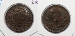 World Coins - SWITZERLAND: 1899 2 Rappen