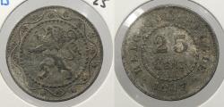 World Coins - BELGIUM: 1917 25 Centimes
