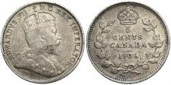World Coins - CANADA 1906 5 Cents