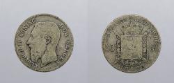 World Coins - BELGIUM: 1898 Dutch text 50 Centimes