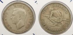 World Coins - NEW ZEALAND: 1942 George VI Shilling