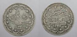 World Coins - TURKEY: Ottoman Empire AH 1293 Yr. 33 (1907) 5 Kurush