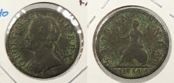 World Coins - GREAT BRITAIN: 1754 Farthing